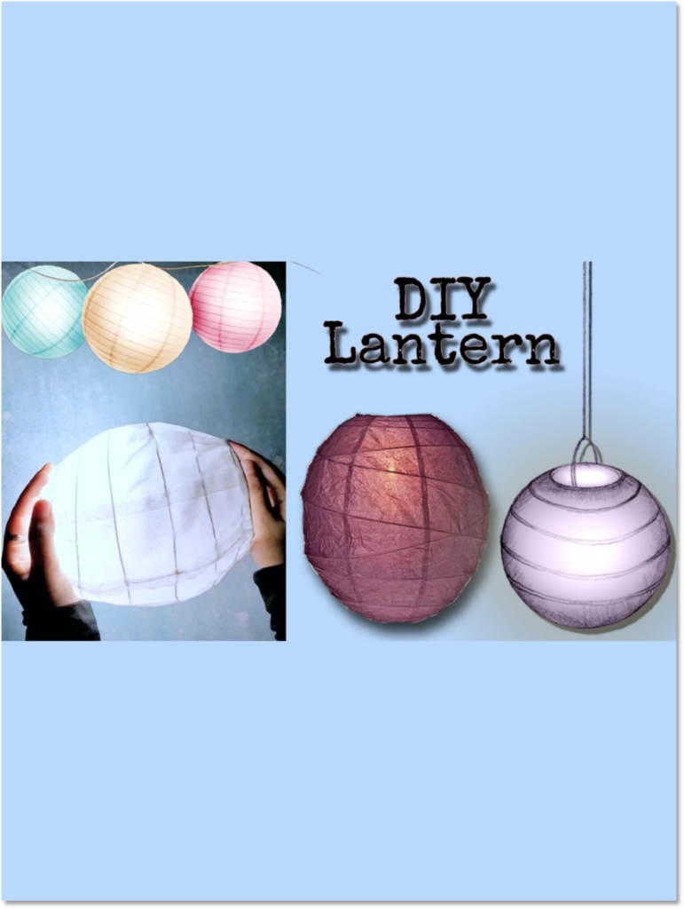 DIY Japanese paper lantern tutorial