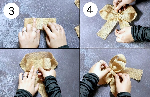 easy burlap ribbon tutorial 